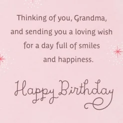 Disney Winnie the Pooh Day of Smiles Birthday Card for Grandma
