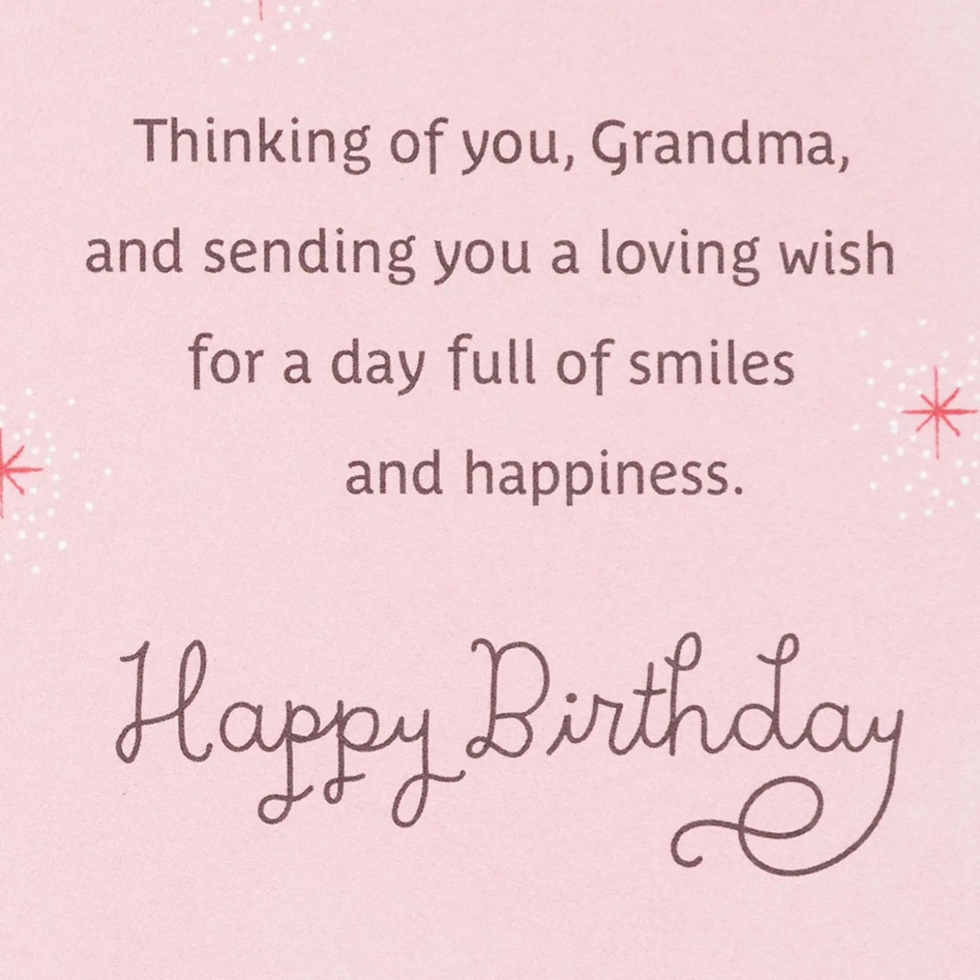 Disney Winnie the Pooh Day of Smiles Birthday Card for Grandma