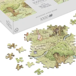 Disney Winnie the Pooh Hundred Acre Wood Map 1000-Piece Puzzle