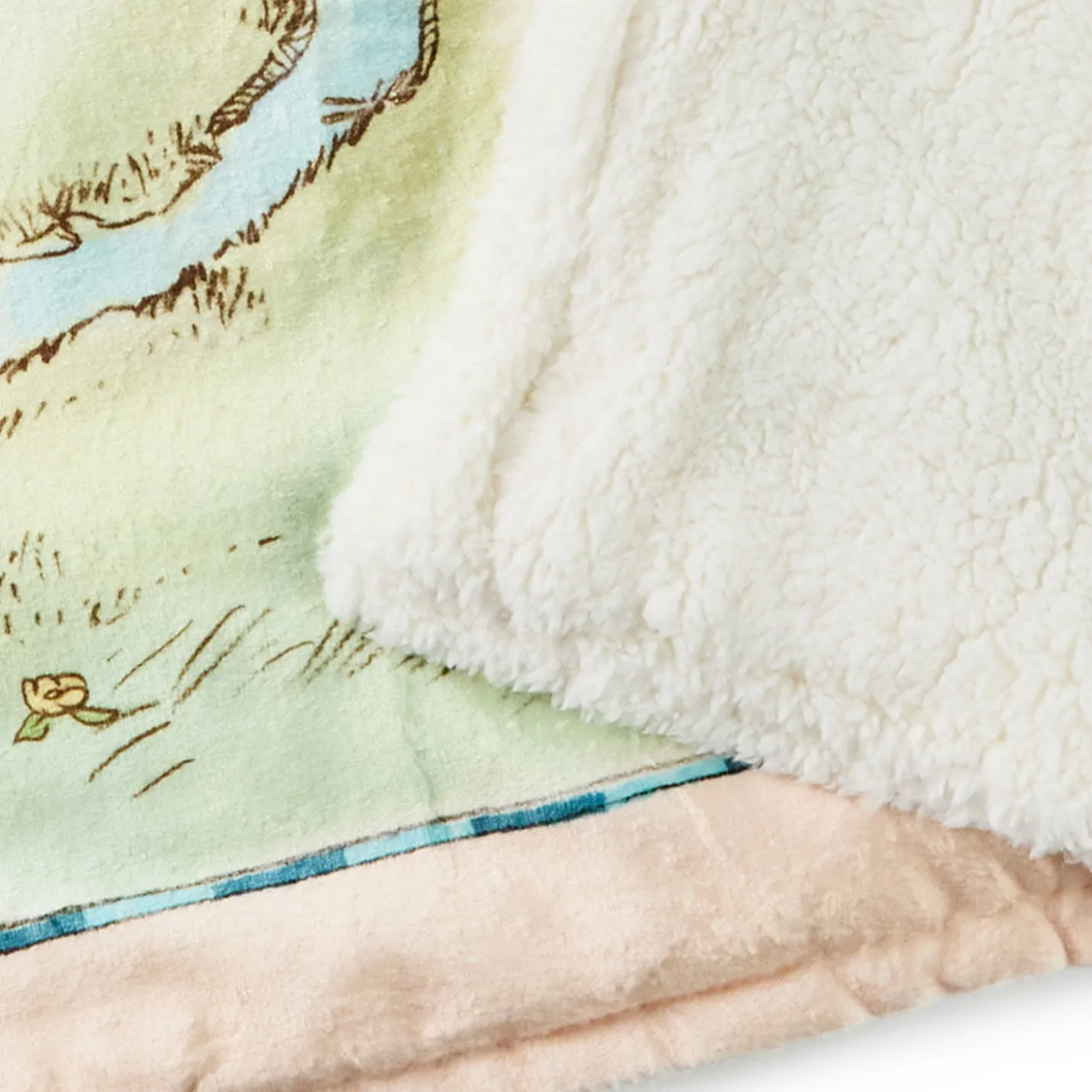 Disney Winnie the Pooh Hundred Acre Wood Map Throw Blanket, 60x52