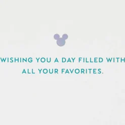 Disney 100 Years of Wonder A Day With Your Favorites Card