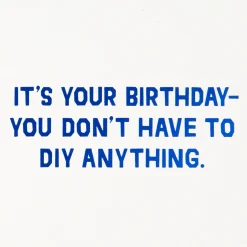 DIY Fix-It Funny Birthday Card