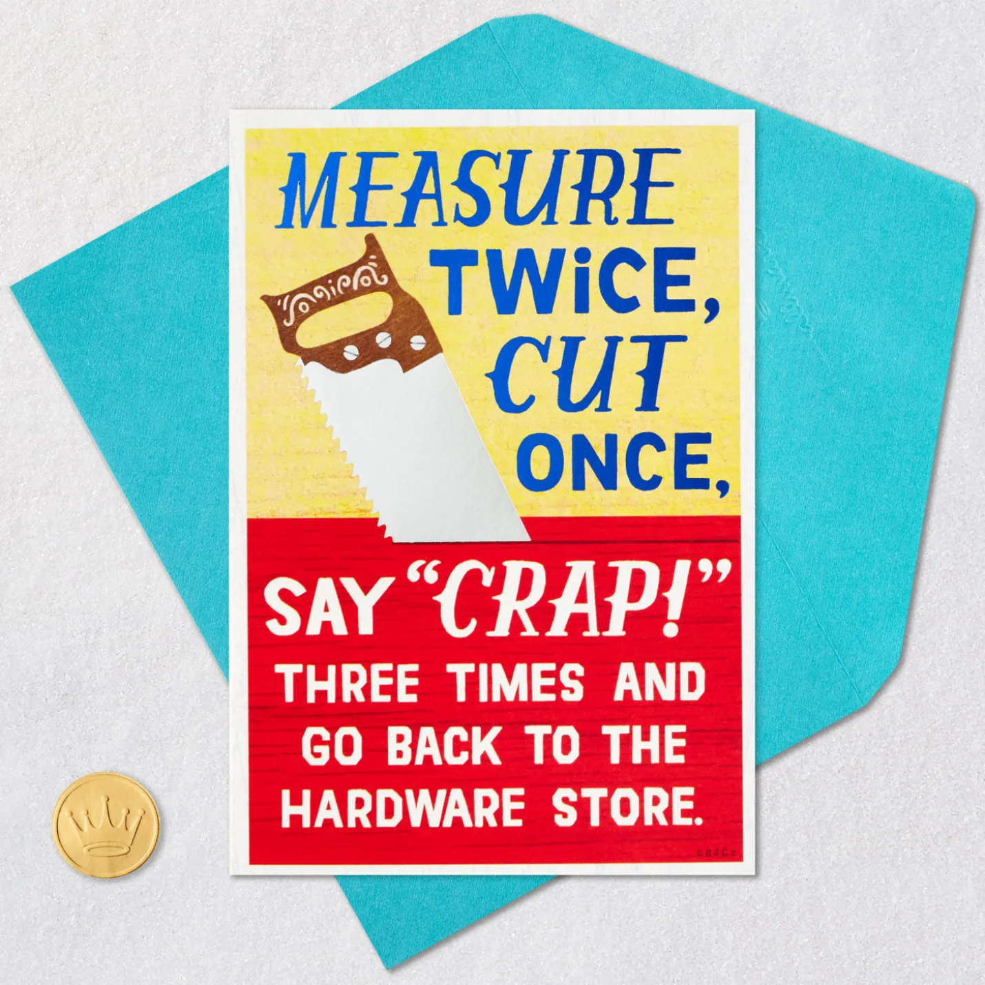 DIY Fix-It Funny Birthday Card