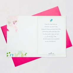 Do What You Love 3D Pop-Up Birthday Card