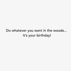Do Whatever You Want on Your Birthday Funny Birthday Card