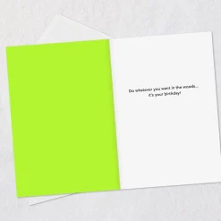 Do Whatever You Want on Your Birthday Funny Birthday Card