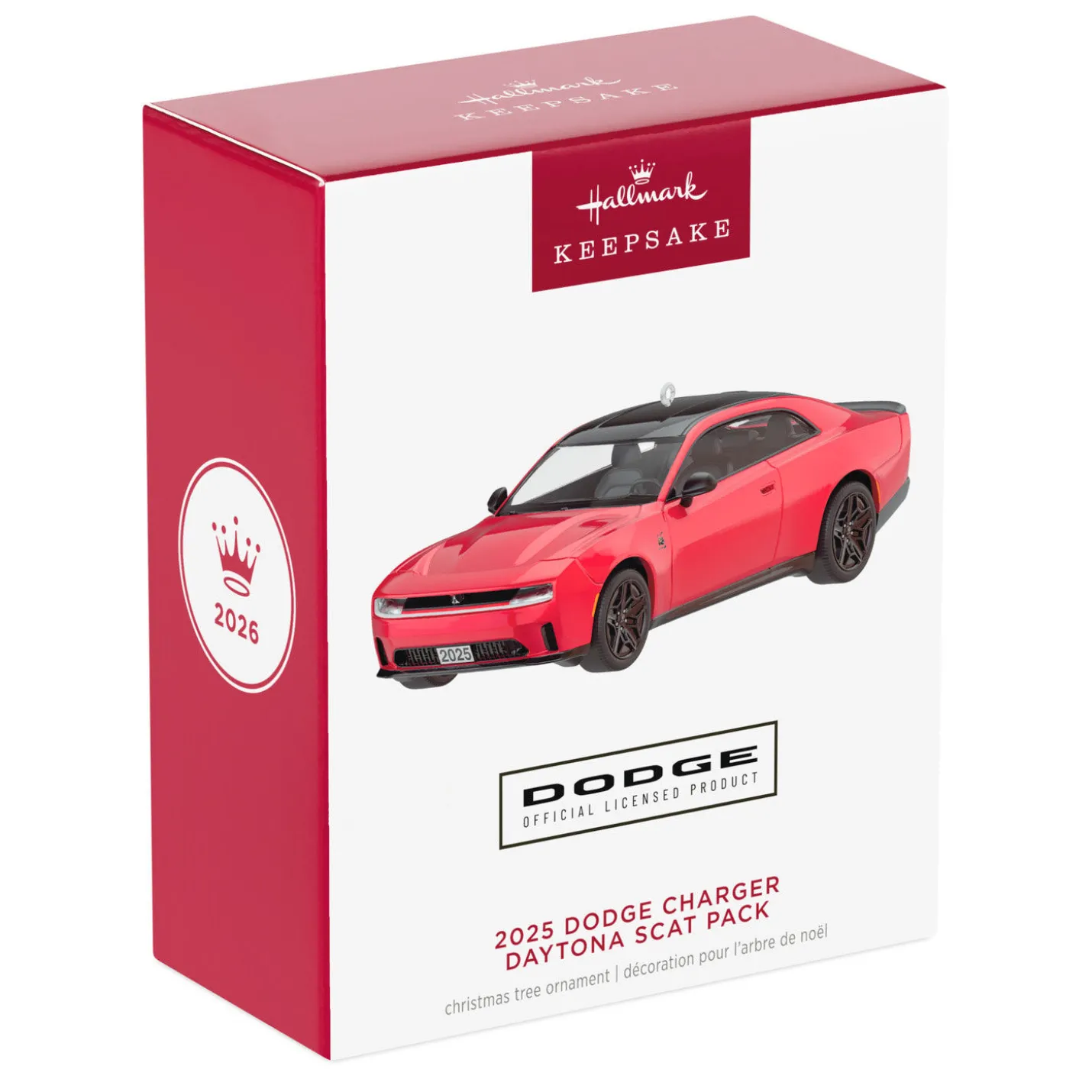 2025 Dodge Charger Daytona Scat Pack 2026 Metal Ornament