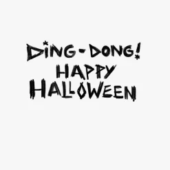 Dog and Doorbell Frenzy Funny Halloween Card