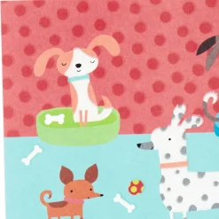 Dog Party Blank Card