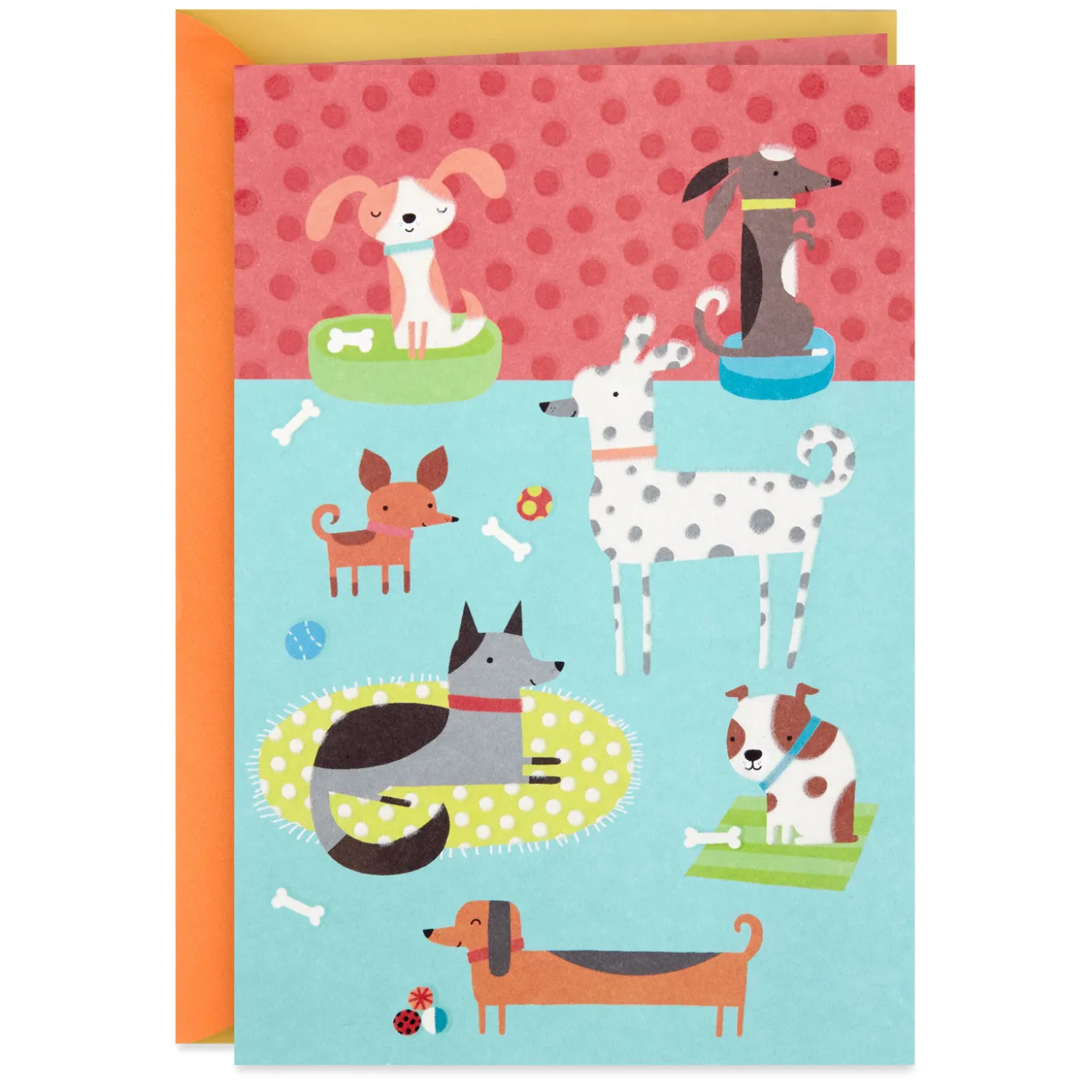 Dog Party Blank Card