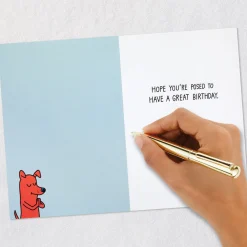 Dogs Doing Yoga Poses Funny Birthday Card