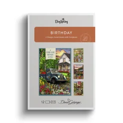 Dona Gelsinger Assorted Religious Birthday Cards, Box of 12