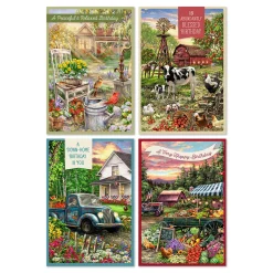 Dona Gelsinger Assorted Religious Birthday Cards, Box of 12