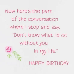 Don’t Know What I'd Do Without You Birthday Card for Friend