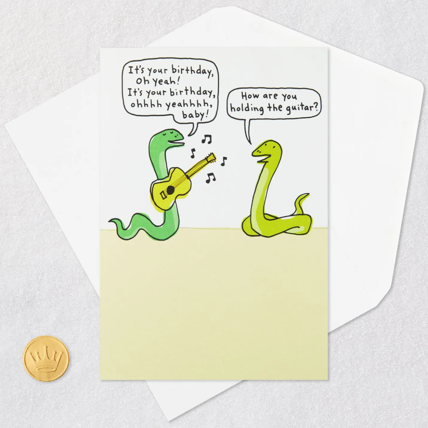 Don't Think, Just Celebrate Funny Birthday Card