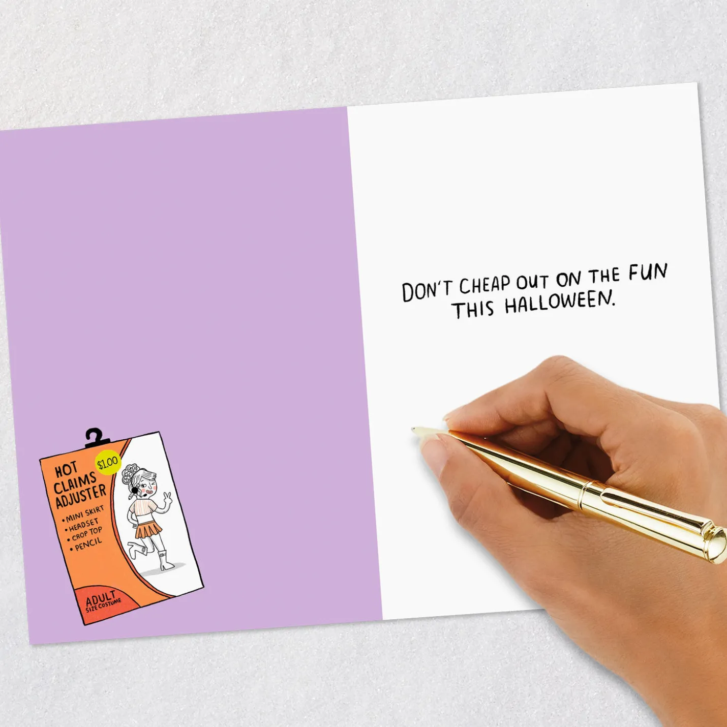 Don't Cheap Out on the Fun Funny Halloween Card