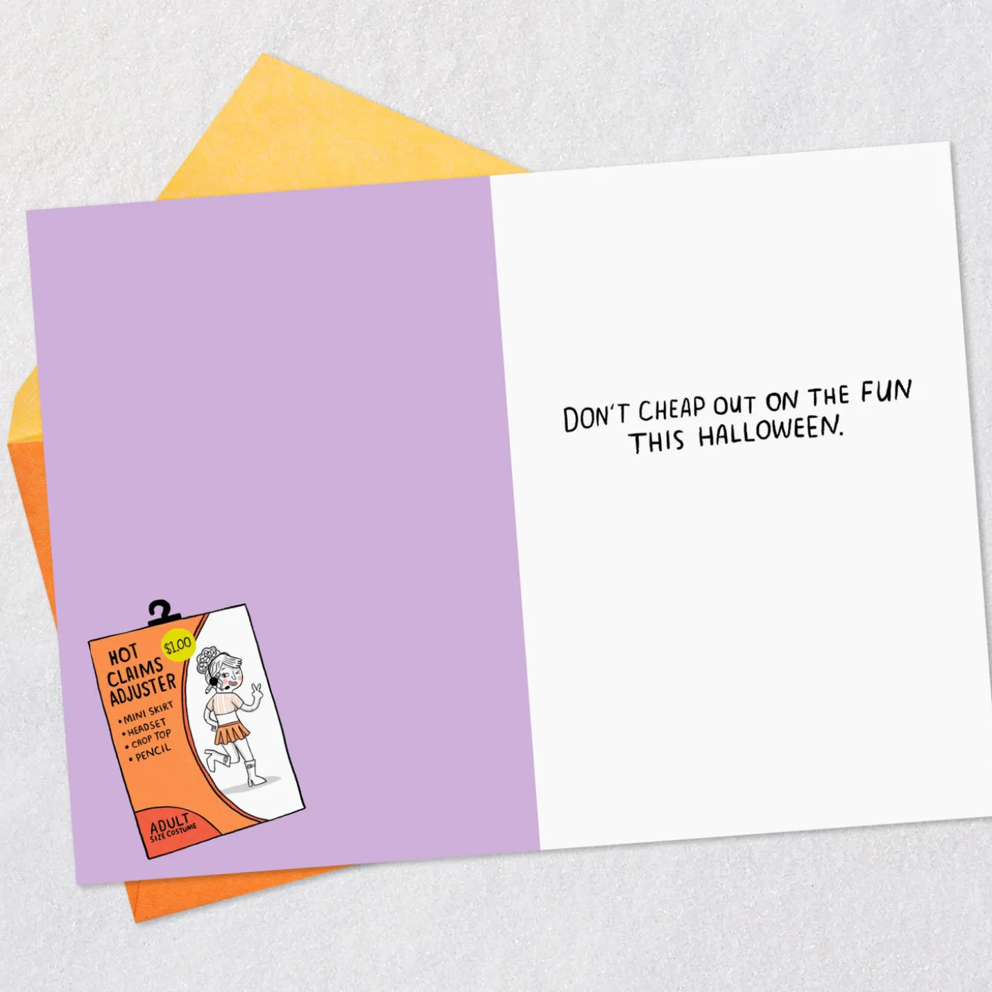 Don't Cheap Out on the Fun Funny Halloween Card