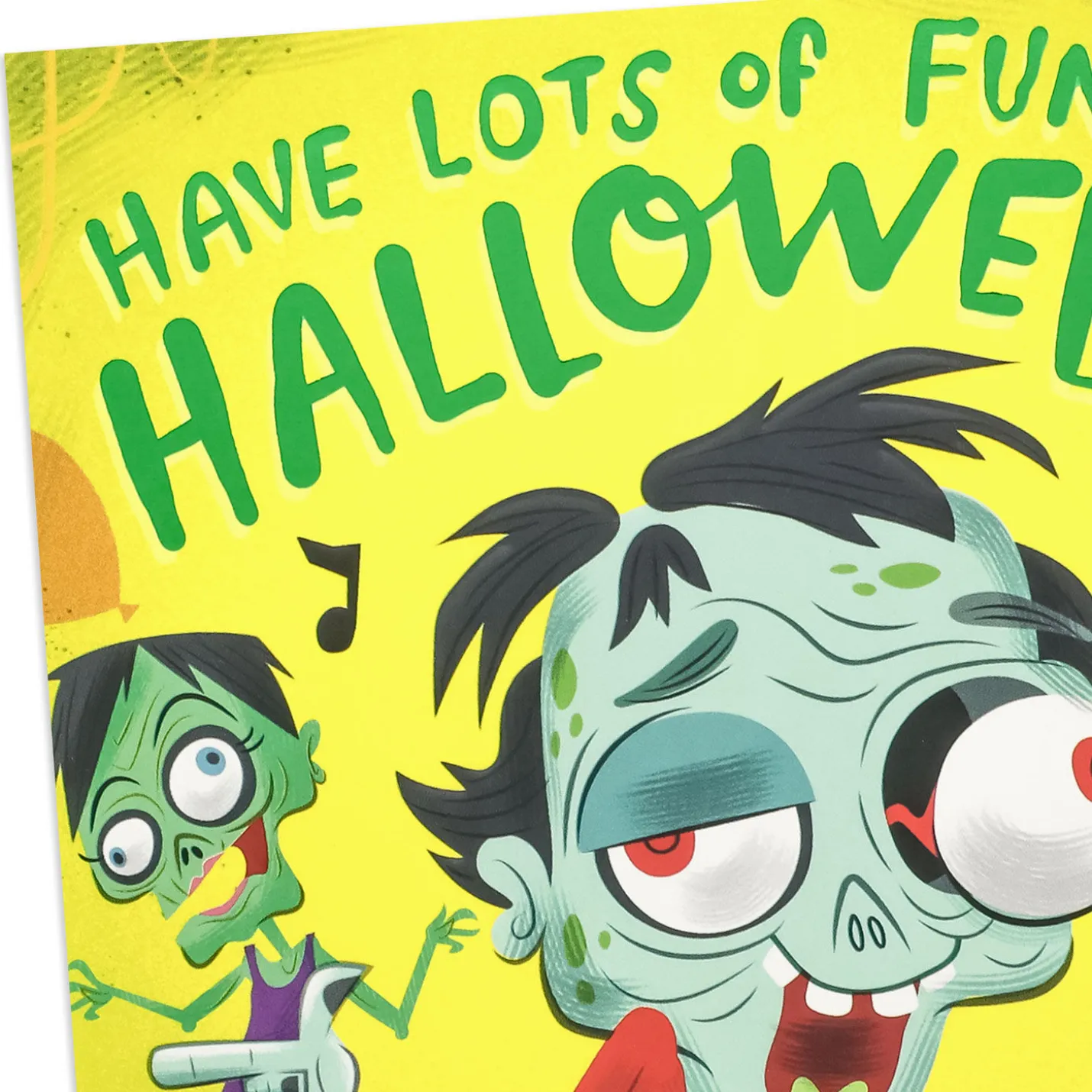 Don't Lose Your Head, Zombie Pop-Up Halloween Card