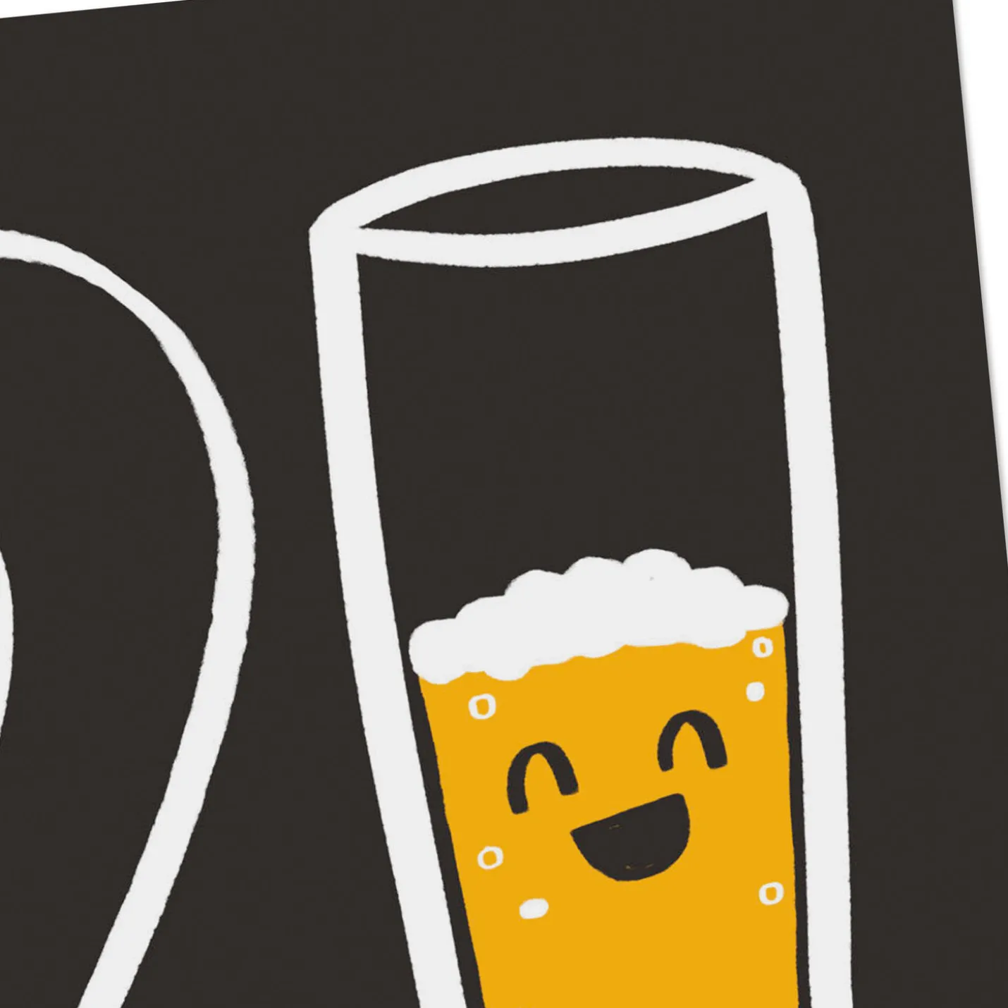 Don't Settle for Half-Glassed Funny 21st Birthday Card