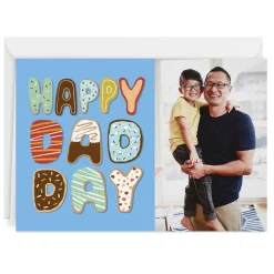 Donuts Happy Dad Day Custom Card