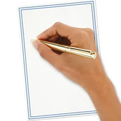 Double Blue Border Stationery Set, Box of 20