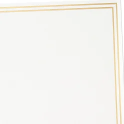 Double Gold Border Stationery Set, Box of 20
