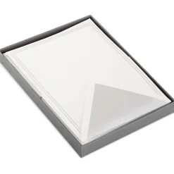 Double Silver Border Stationery Set, Box of 20