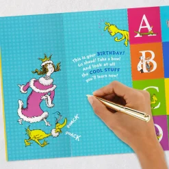 Dr. Seuss™ No One You-er Than You Birthday Card for Granddaughter With Alphabet Flash Cards