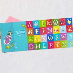 Dr. Seuss™ No One You-er Than You Birthday Card for Granddaughter With Alphabet Flash Cards