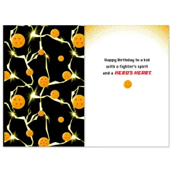 Dragon Ball Z Fighting Spirit Birthday Card