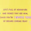 Dreams Come True First Birthday Card