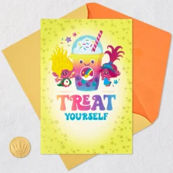 DreamWorks Animation Trolls Treat Yourself Birthday Card for Kids