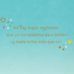 DreamWorks Animation Trolls Time to Shine Spanish-Language 5th Birthday Card