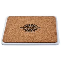 Drinks on Me Add to Cart Funny Coaster