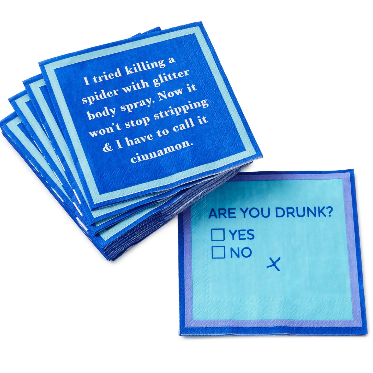 Drinks on Me Are You Drunk Funny Party Napkins, Pack of 20