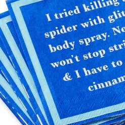 Drinks on Me Are You Drunk Funny Party Napkins, Pack of 20