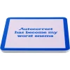 Drinks on Me Autocorrect Funny Coaster
