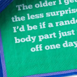 Drinks on Me Body Part Funny Party Napkins, Pack of 20