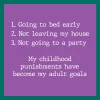 Drinks on Me Childhood Punishments Funny Coaster