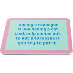 Drinks on Me Eat and Hiss Funny Coaster