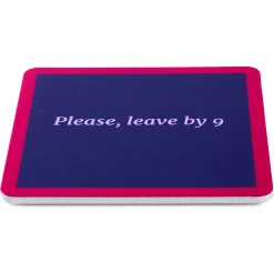 Drinks on Me Leave By 9 Funny Coaster