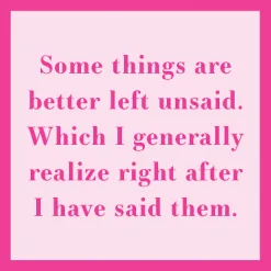 Drinks on Me Left Unsaid Funny Coaster