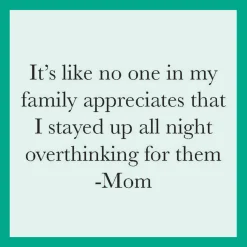 Drinks on Me Overthinking Mom Funny Coaster