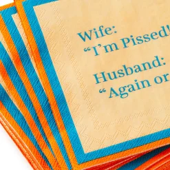 Drinks on Me Pissed Funny Party Napkins, Pack of 20