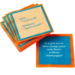 Drinks on Me Pissed Funny Party Napkins, Pack of 20