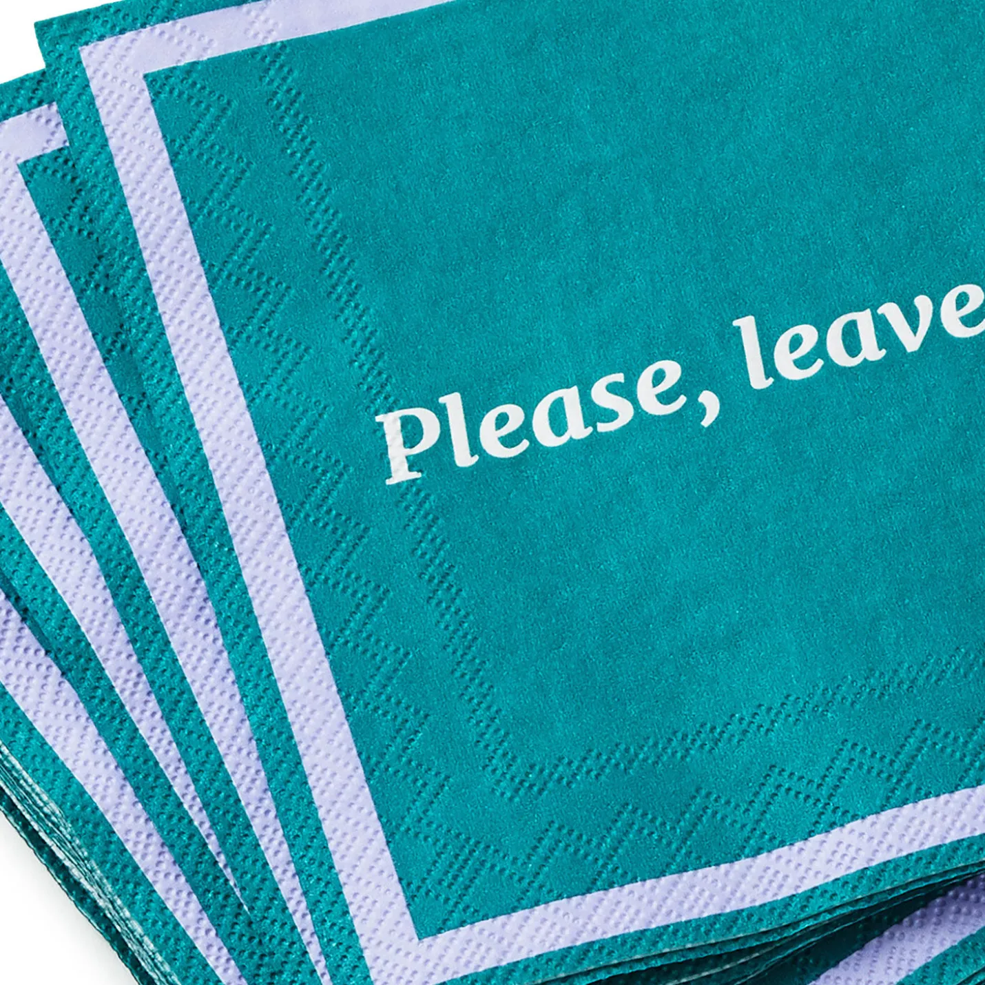 Drinks on Me Please Leave Funny Party Napkins, Pack of 20