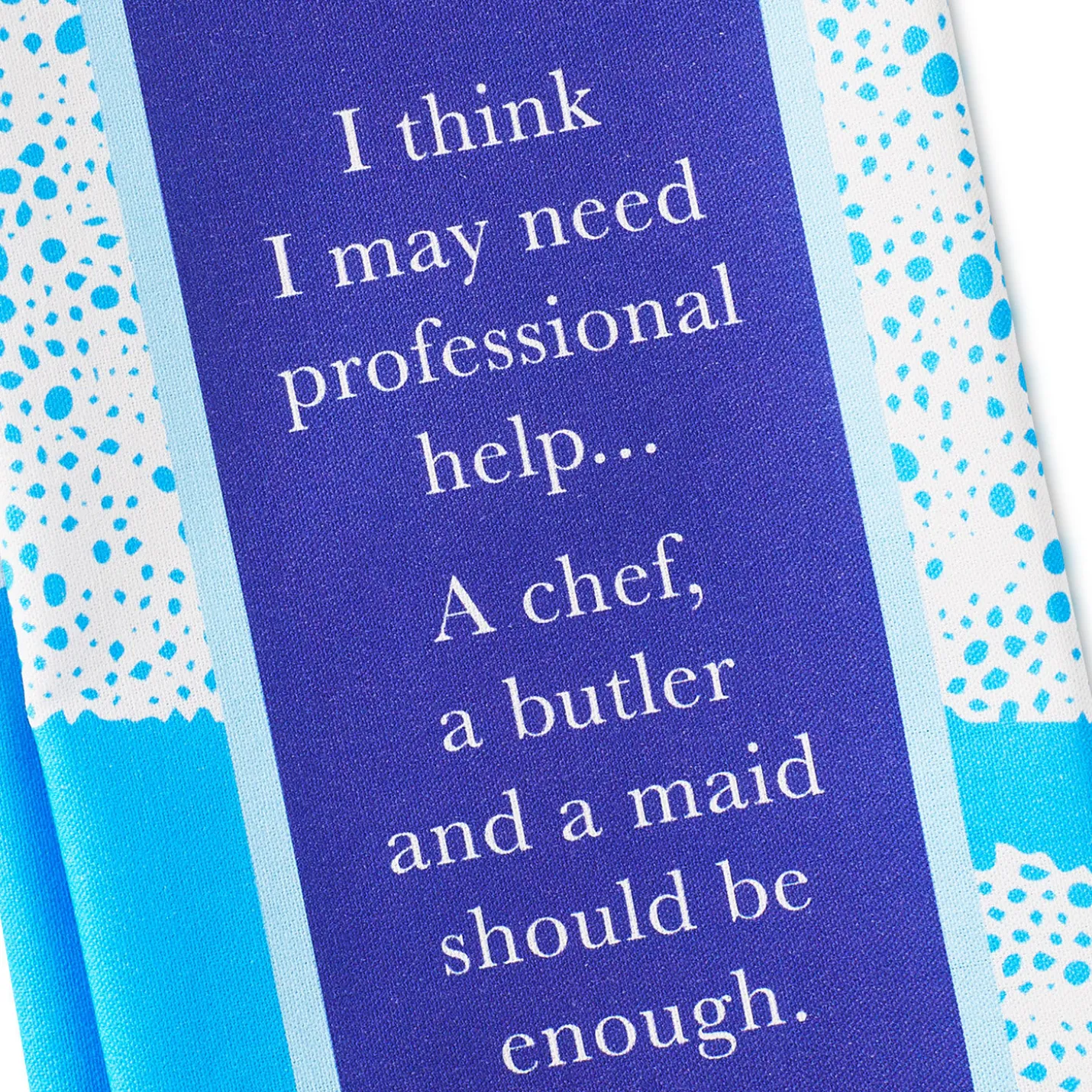 Drinks on Me Professional Help Funny Dish Towel