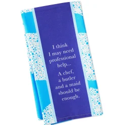 Drinks on Me Professional Help Funny Dish Towel