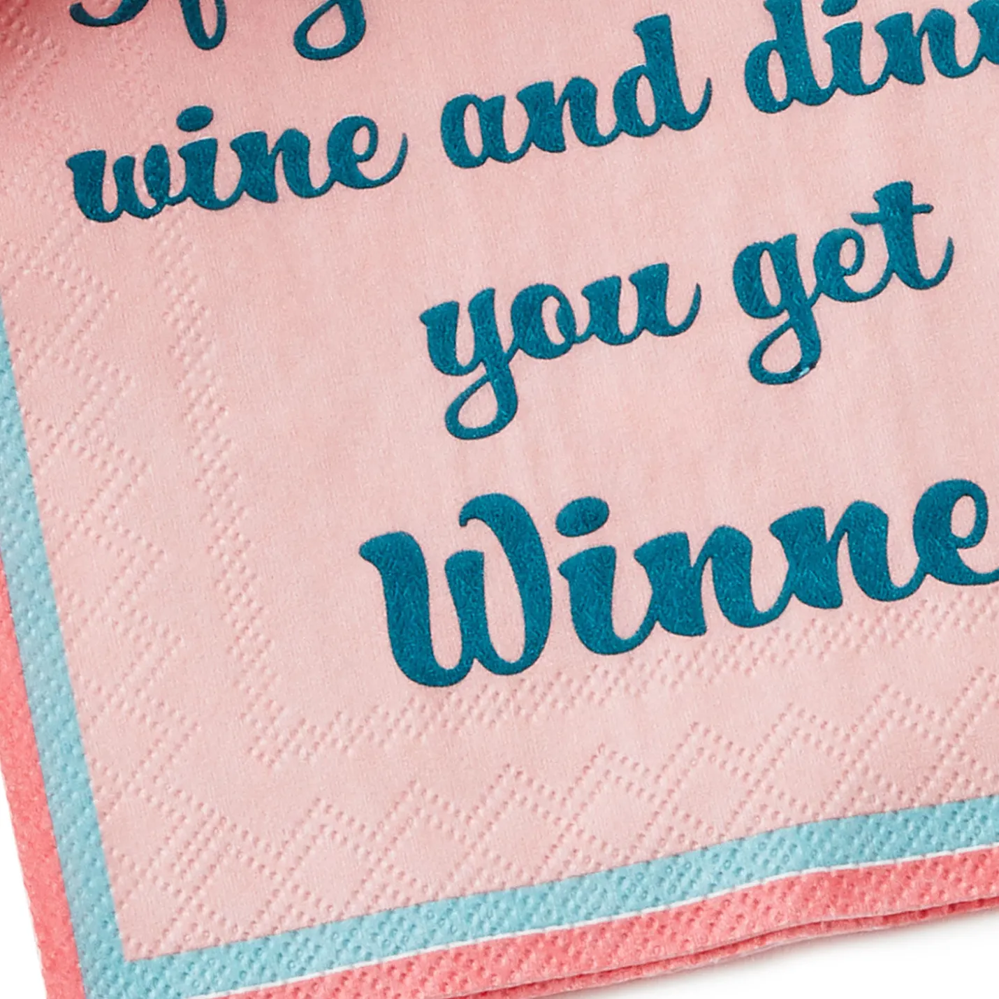 Drinks on Me Refill Wine Funny Party Napkins, Pack of 20