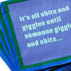 Drinks on Me She Hugged Me Funny Party Napkins, Pack of 20